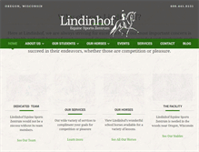 Tablet Screenshot of lindinhof.com